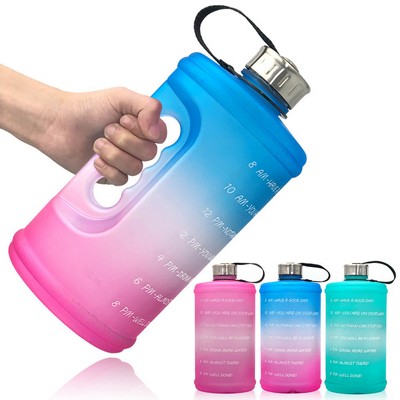 2.2L/ 73Oz. Large Capacity Gym Plastic Sports Bottle