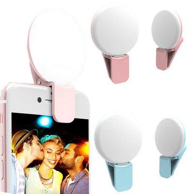 USB Rechargeable Clip on Pocket Selfie Fill Light