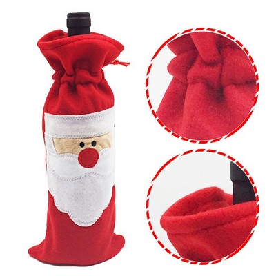 Christmas Santa Wine Bottle Cover