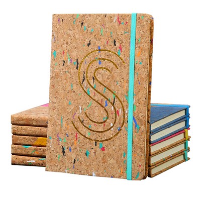 Cork Hardcover Jotter/Notebook A5 - Size