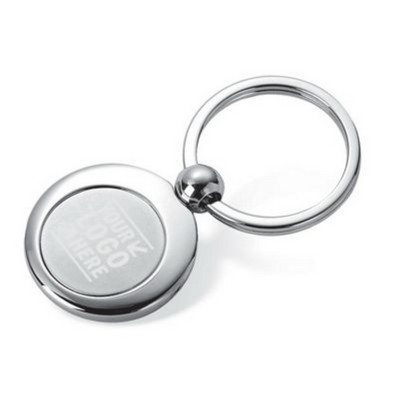 Round Shape Metal Keyring