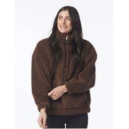 Women's Sherpa Quarter Zip Jacket