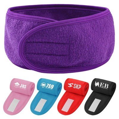 Soft Adjustable Face Wash Headband