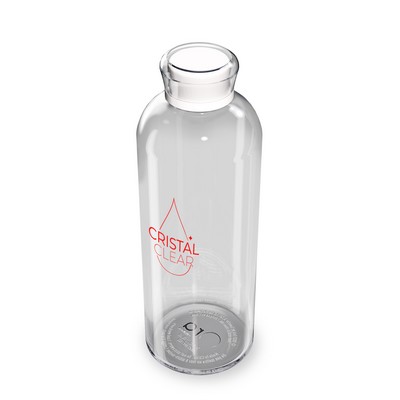 Crystal Clear 1000 Ml / 34 Oz Borosilicate Glass Bottle