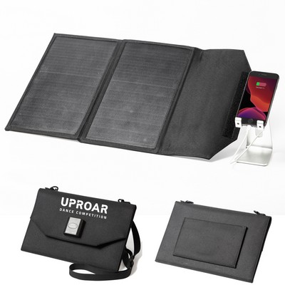 20W Foldable Rain-Resistant Solar Panel Battery Charger