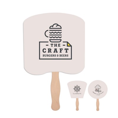 Custom Paper Square Hand Fans