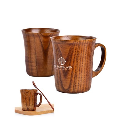 Natural Jujube Wood Coffee Cup