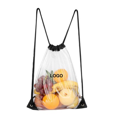 Clear Drawstring Bag (direct import)