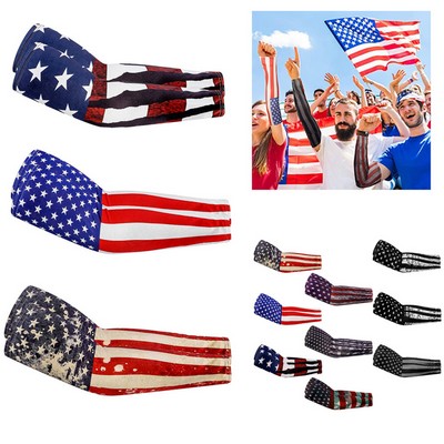 American Flag Cooling Arm Sleeves Covers