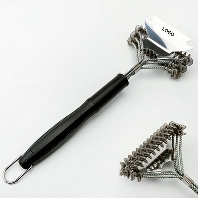 Stainless Steel Grill Brush And Scraper Bristle Free