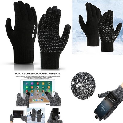 Winter Non - Slip Touch Screen Gloves