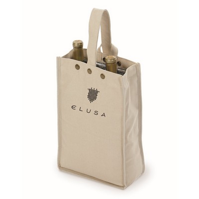 Silverado 2 Insulated Double Bottle Bag Natural