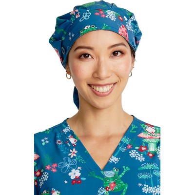 Cherokee® Women's Bouffant Scrub Hat (Hoppy To Help)