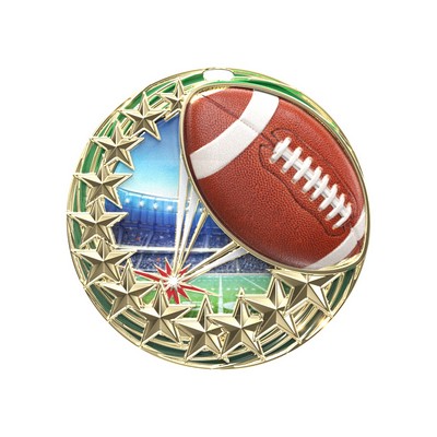 Star Blast Football Medal