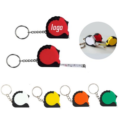 Mini Tape Measure with Keychain