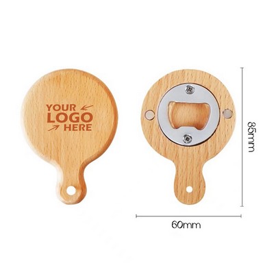 Wooden Bottle Opener With Magnetic