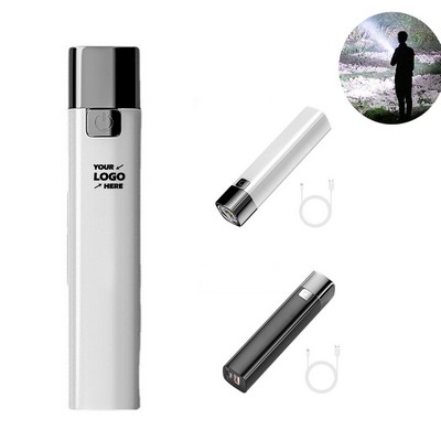 Portable USB Rechargeable Outdoor Flashlight