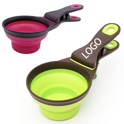 Dog Food Scoop With Sealing Clip