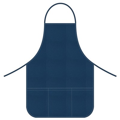 Basic Apron 20"x28" with pockets-Round corner -100% Non-Woven Polypropylene