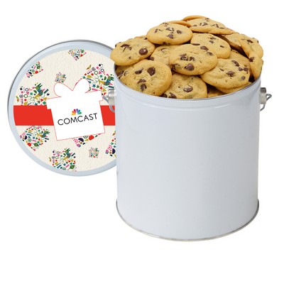 Gallon Cookie Tin with 2 in. Cookies