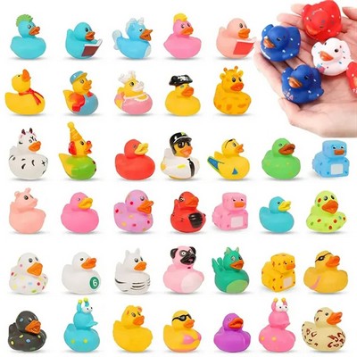 Squeezable Mini Rubber Duck Toy for Fun and Playtime