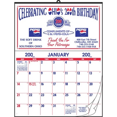 Small Size Half Apron Calendar