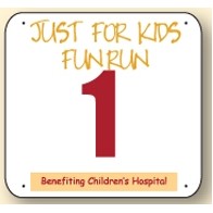 Fun Run Race Number (7" x 7")