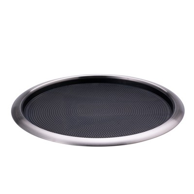 16'' Round Non-Slip Tray w/Removable Insert