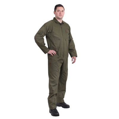 Adult Olive Drab Long Sleeve Flightsuit (2XL)