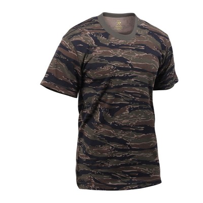 Tiger Stripe Camouflage Military T-Shirt (3XL)