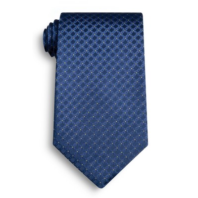 Navy Blue Felton Silk Tie