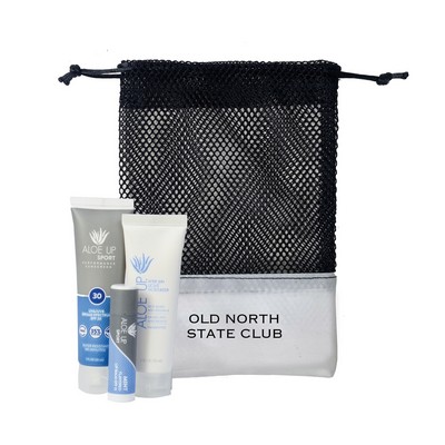 Aloe Up Small Mesh Bag with Sport Sunscreen