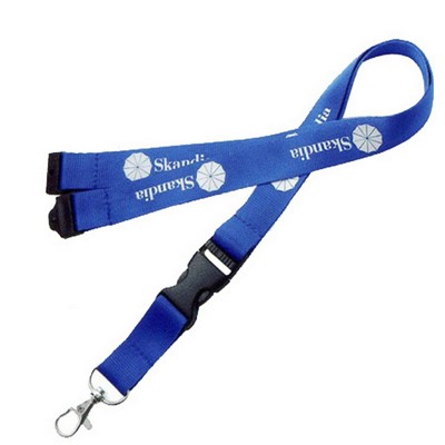 Nylon Silkscreen Lanyard - 1/2 inch