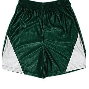 Youth Athletic Dazzle Cloth Short w/ 5" Inseam & Contrast Front Side Panel