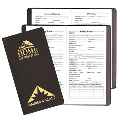 Home Record Book w/ Continental Cover