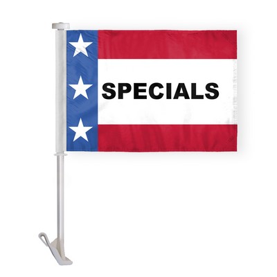 Patriotic Specials Premium Car Flags 10.5x15 inch