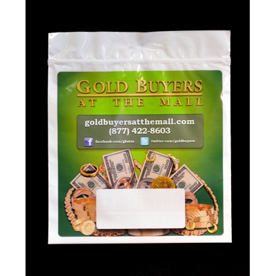 4 Color Process Plastic Drawtape Bag (12"x16")