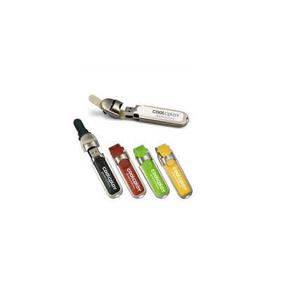 16 GB Colorful Leather and Metal USB Flashdrive