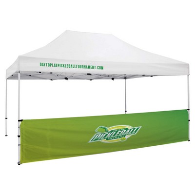 15' Premium Tent Half Wall Kit (Dye Sub, Single-Sided)