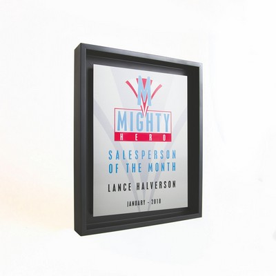 Shadow Box Imprinted Honor Plaque (8"x10")