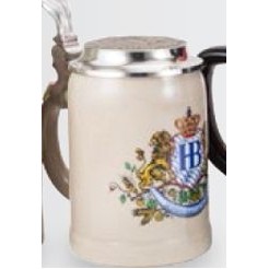 Stoneware Stein Mug w/Lid