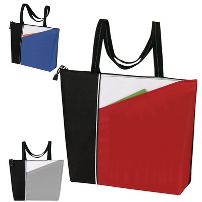 All Purpose Zippered Tote (18" x 13" x 4")