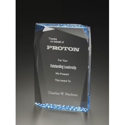 Beveled-Edge Embossed Rectangle Award