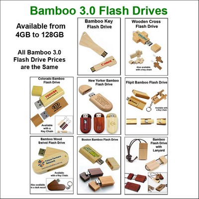 Bamboo Flash Drive 3.0- 4 GB Memory