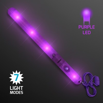 Flashing LED Blue Patrol Wands - BLANK