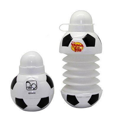 13 Oz. Football & Basketball Shape Folding Water Bottle