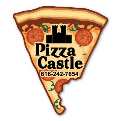 Pizza Slice Magnet - 3.5" x 4" - 30 mil - Outdoor Safe