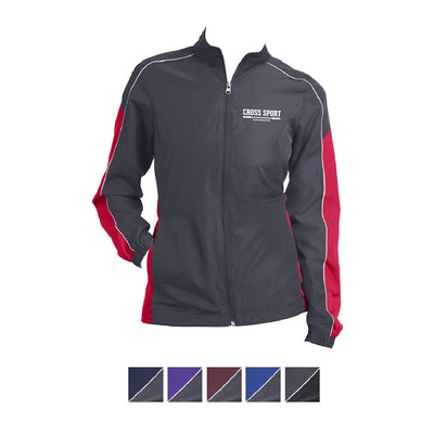 Ladies' Colorblock Wind Protective Jacket