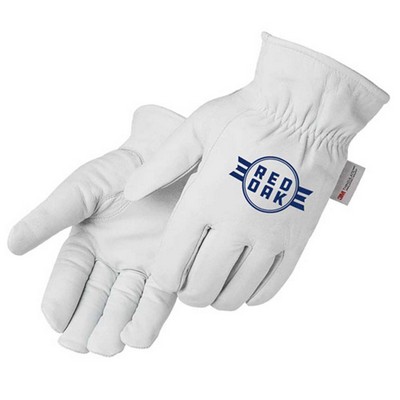 Quality Grain Goatskin 3M Thinsulated Lined Driver Gloves with Fleece Lining