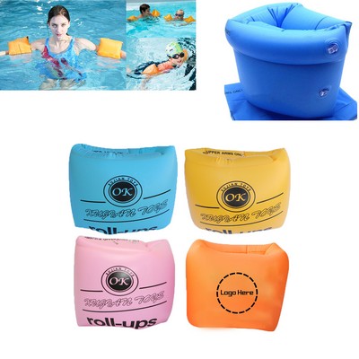 Floaties Inflatable Swimming Arm Rings Roll Up